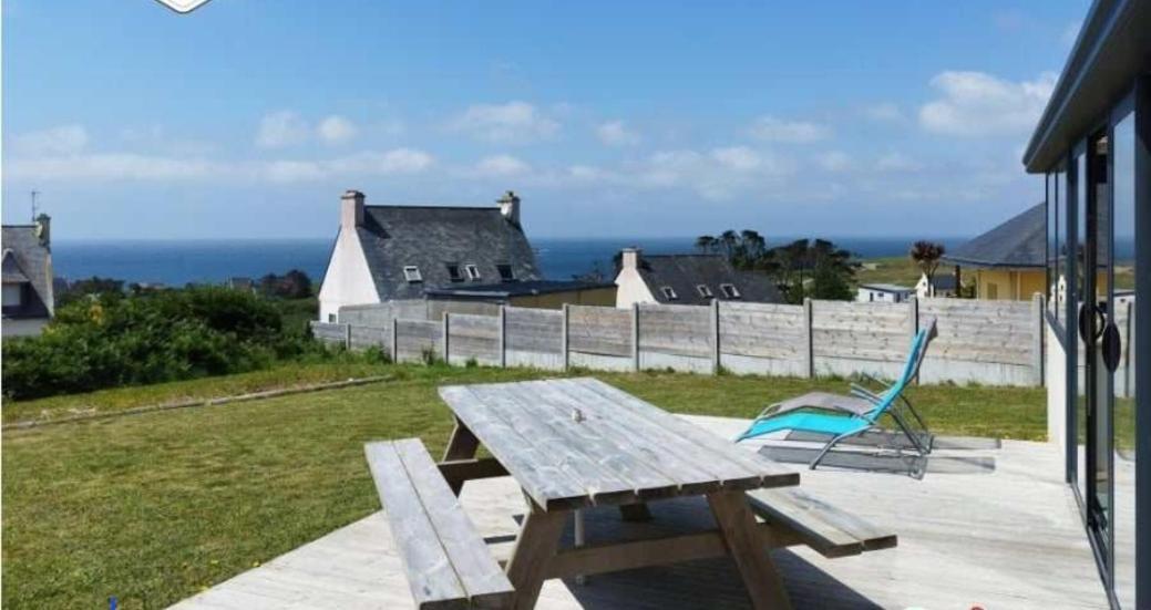 Maison proche du Phare de Trézien vue mer Plouarzel Esterno foto